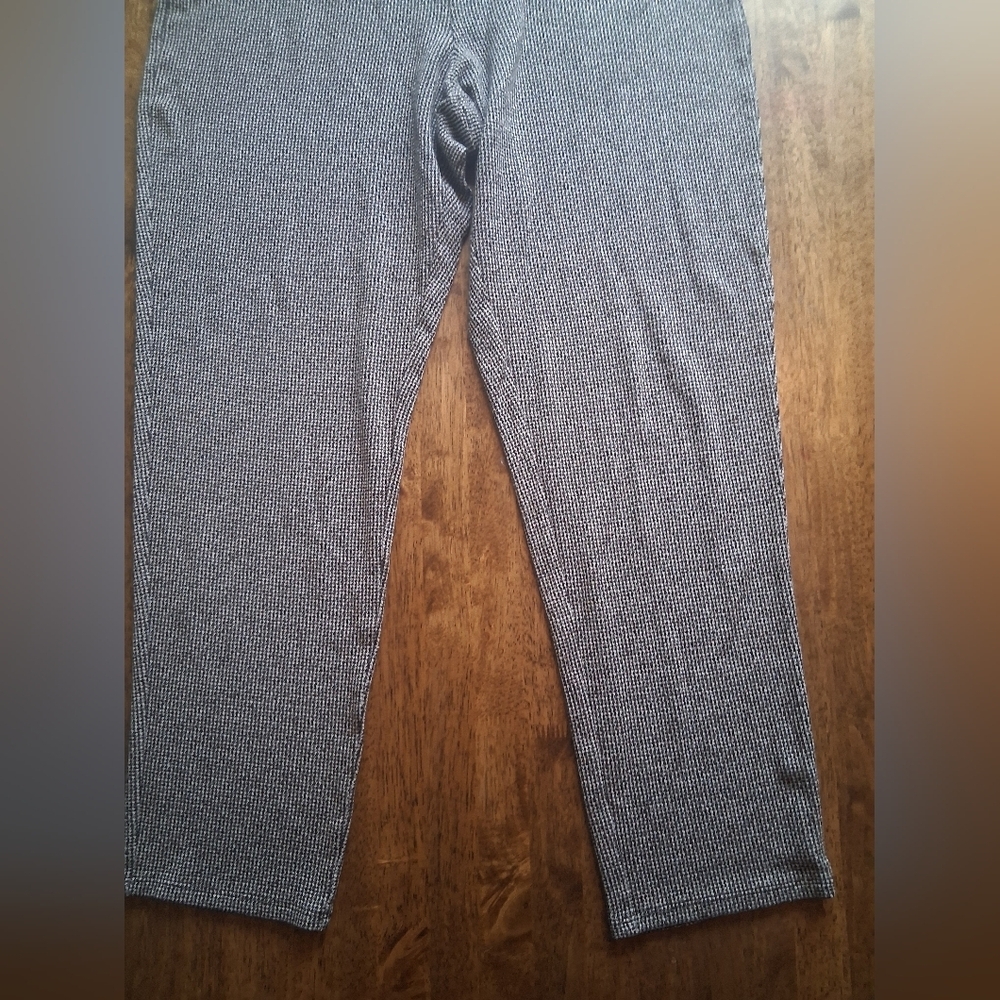 J Jill Wherever Collection Pull On Houndstooth Strech Pants L - Picture 3 of 7